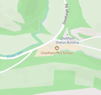 map for Chelfham Mill School