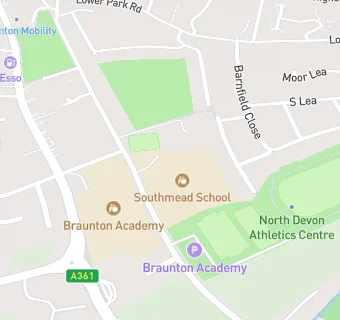 map for Southmead Pre-School