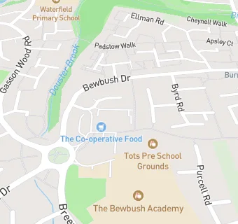 map for Bewbush Centre Cafe