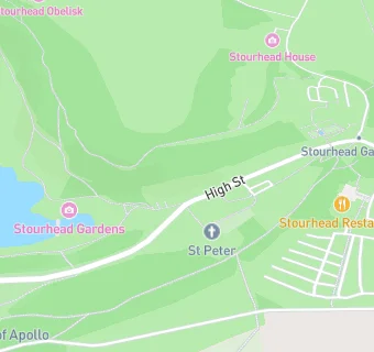 map for Stourhead Restaurant