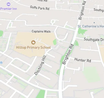 map for Southgate West First School