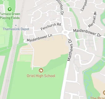 map for BAM FM At Oriel High School