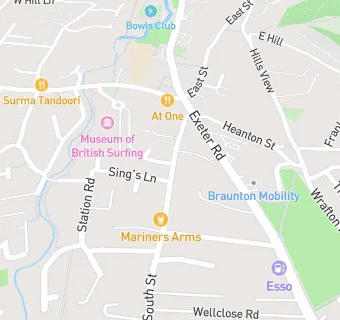 map for Mariners Arms