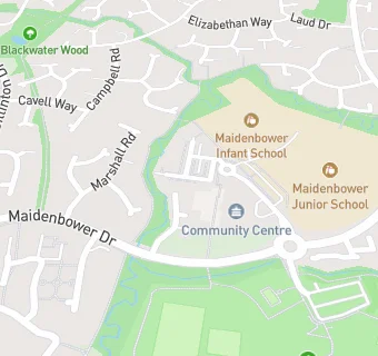 map for Maidenbower Preschool Playgroup