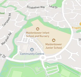 map for Maidenbower Infants And Nursery - Milk And Fruit Provision