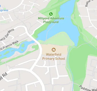 map for Waterfield Primary School