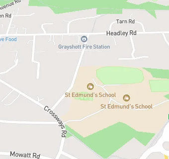 map for St Edmunds school Trust Ltd