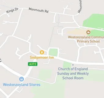 map for Westonzoyland Church Hall