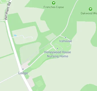 map for Honeywood House Nursing Home