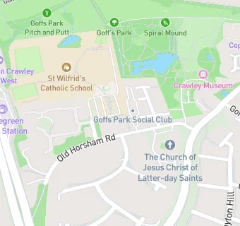 map for Goffs Park Social Club