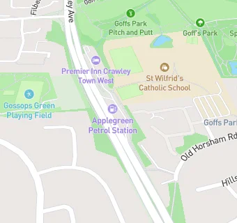 map for Subway At Apple Green Service Station