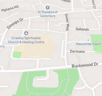 map for Gossops Green Community Primary