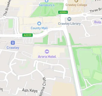 map for Arora Hotel