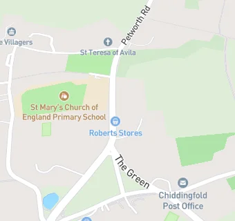 map for St Marys Primary School