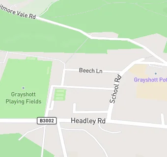 map for Grayshott Cricket Club