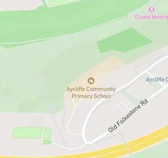 map for Aycliffe Community Primary School