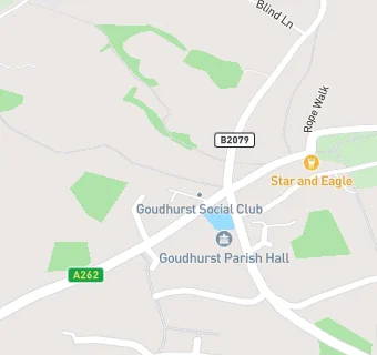 map for Goudhurst Club