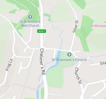 map for St Brannocks Church Rooms