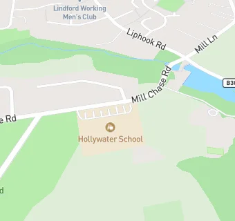 map for Hollywater School