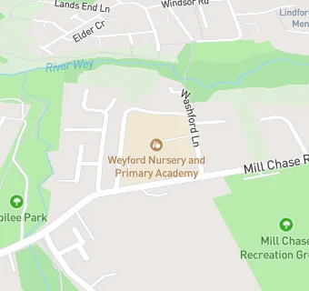 map for Weyford Infant School