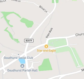 map for Goudhurst Newsagents