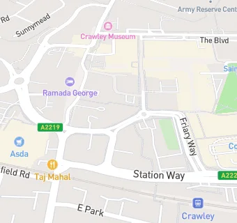 map for Crawley Chemists