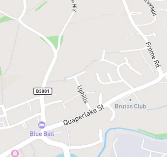 map for The Bruton Dental Practice Ltd