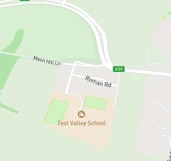 map for Test Valley School