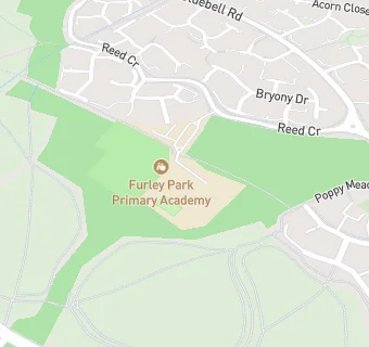 map for Furley Park Primary Academy