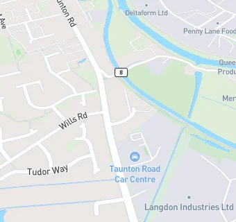 map for Taunton Road Service Station