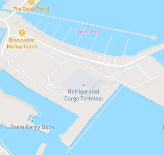 map for Dover Cargo Terminal