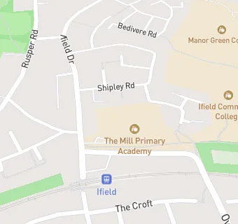 map for The Mill Primary School