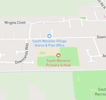 map for South Wonston Primary School