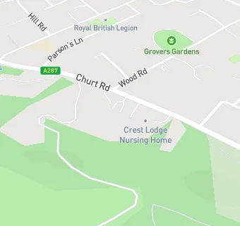 map for Crest Lodge Nursing Home