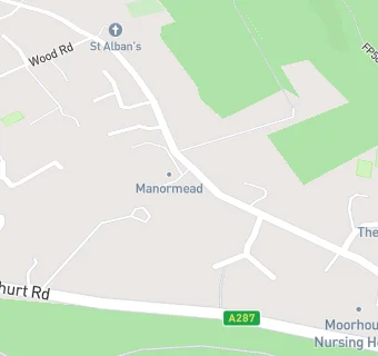 map for Manor Mead Supported Housing