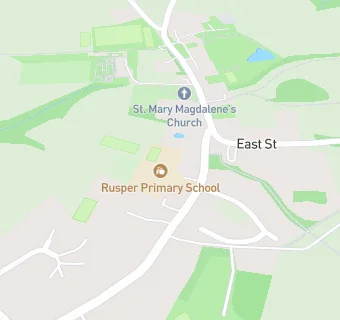 map for Rusper Primary School