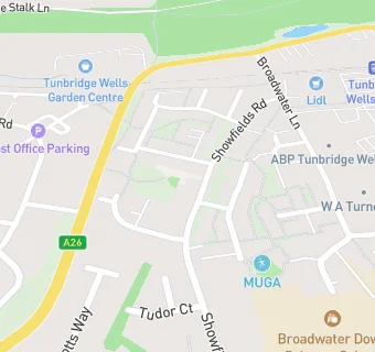 map for Tunbridge Wells School Of Gymnastics