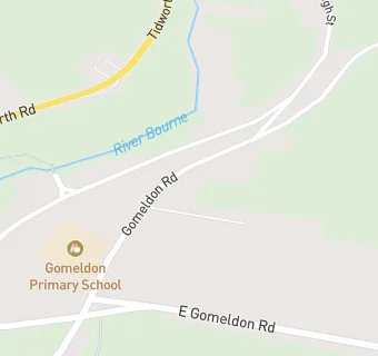 map for HC3S at Gomeldon Primary School