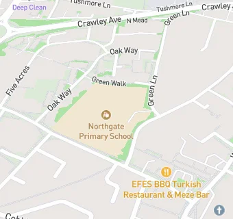 map for Chartwells At Northgate Primary School