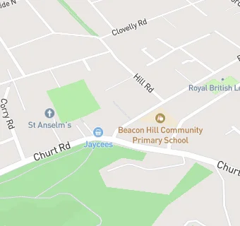 map for Beacon Hill Community Primary School