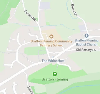 map for Bratton Fleming Village Hall