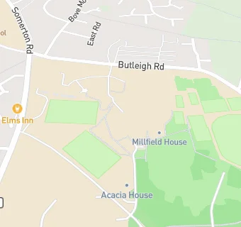 map for Millfield Senior School