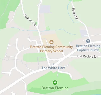 map for Bratton Fleming Community Primary School