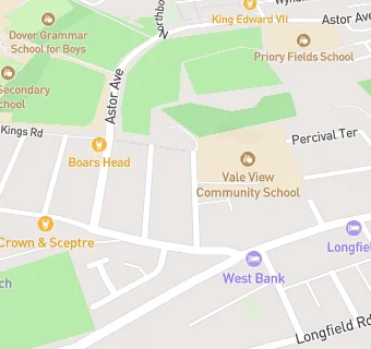 map for Vale View Community School