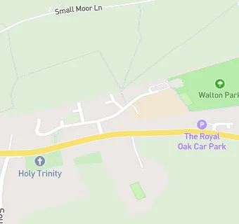 map for Walton Village Hall