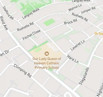 map for Our Lady Queen of Heaven Catholic Primary School