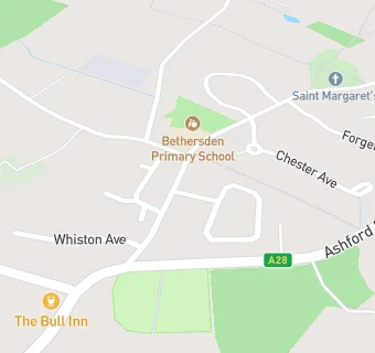 map for Bethersden Playschool