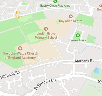 map for The John Wallis Church of England Academy