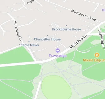 map for Mount Ephraim House