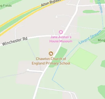 map for Chawton Church of England Primary School